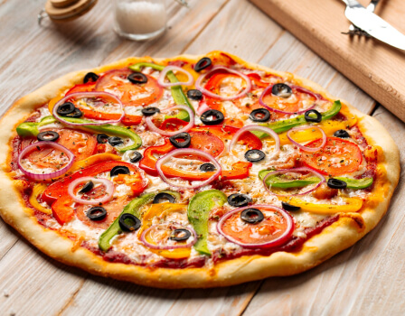 Pizza that will make you smile from cheek to cheek.